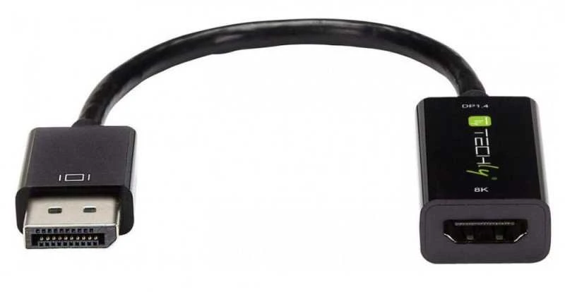 TECHLY Active DisplayPort 1.4 to HDMI 8K Adapteris Juodas