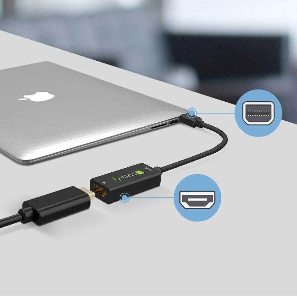 TECHLY Active Mini DisplayPort Thunderbolt 1.4 / HDMI 8K Adapteris Juodas