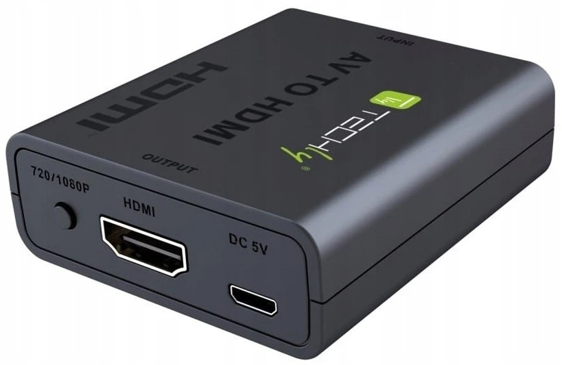 „AV Techly Manhattan 622083 AV į HDMI konverteris – IDATA SPDIF 71 – juodas“