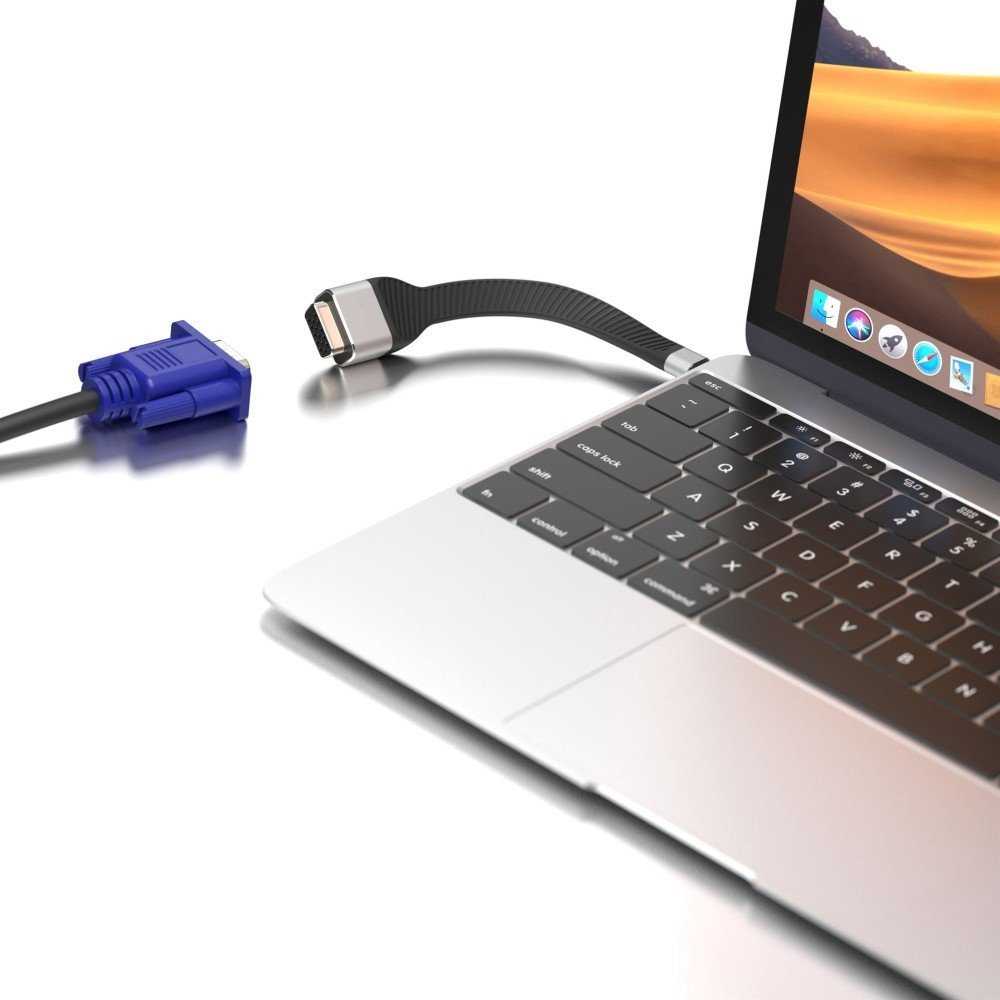 Adapteris AV Techly Techly Typ C auf VGA Buchse Flex Adapteris