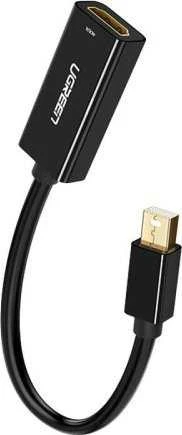 Ugreen MD112 10461 mini DisplayPort (male) / HDMI (female) FHD 1080p adapter - juodos spalvos