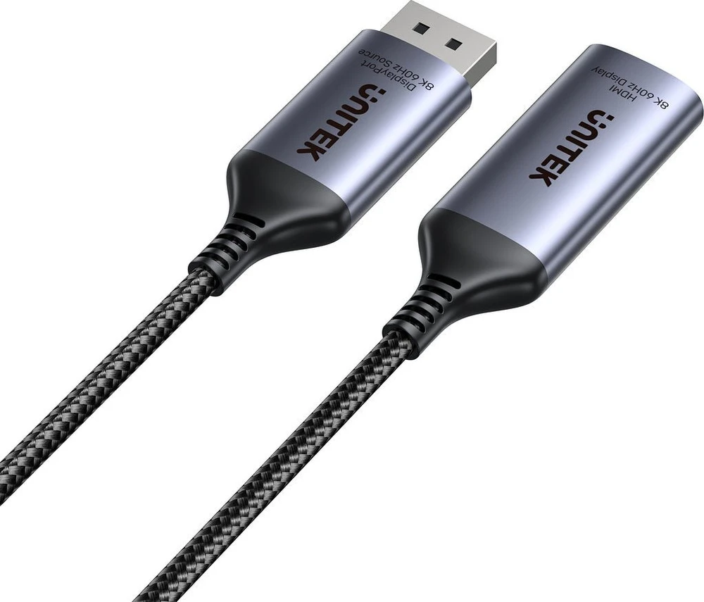Adapteris AV Unitek DisplayPort – HDMI rodyklė (V1611A01)