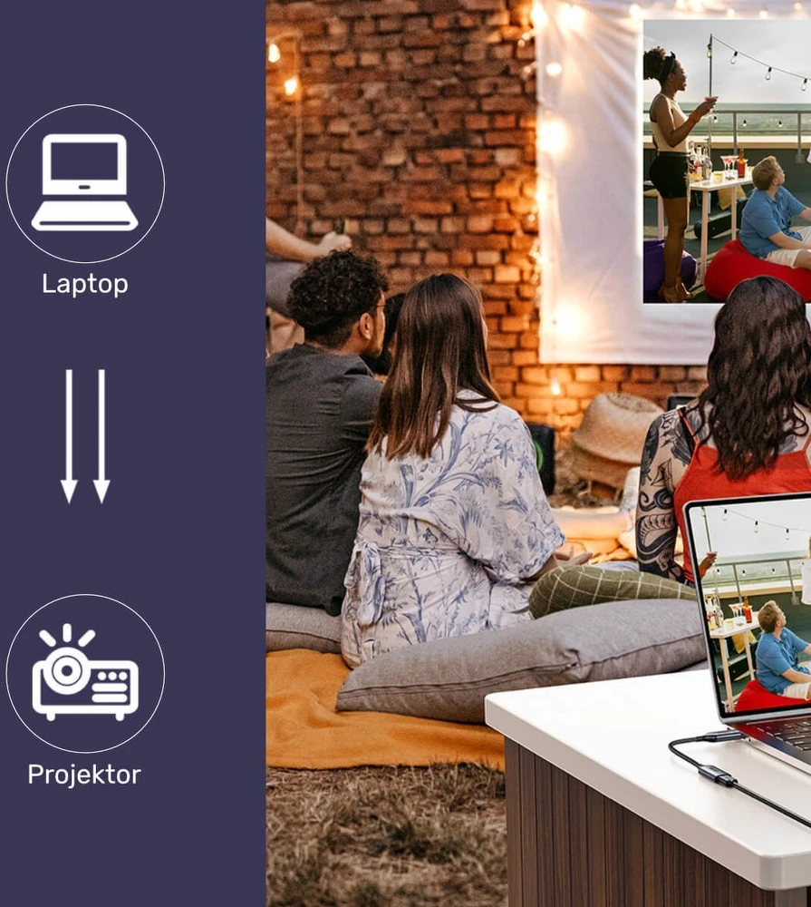 Adapteris AV Unitek DisplayPort – HDMI rodyklė (V1611A01)