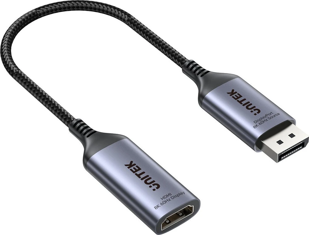 Adapteris AV Unitek DisplayPort – HDMI rodyklė (V1611A01)