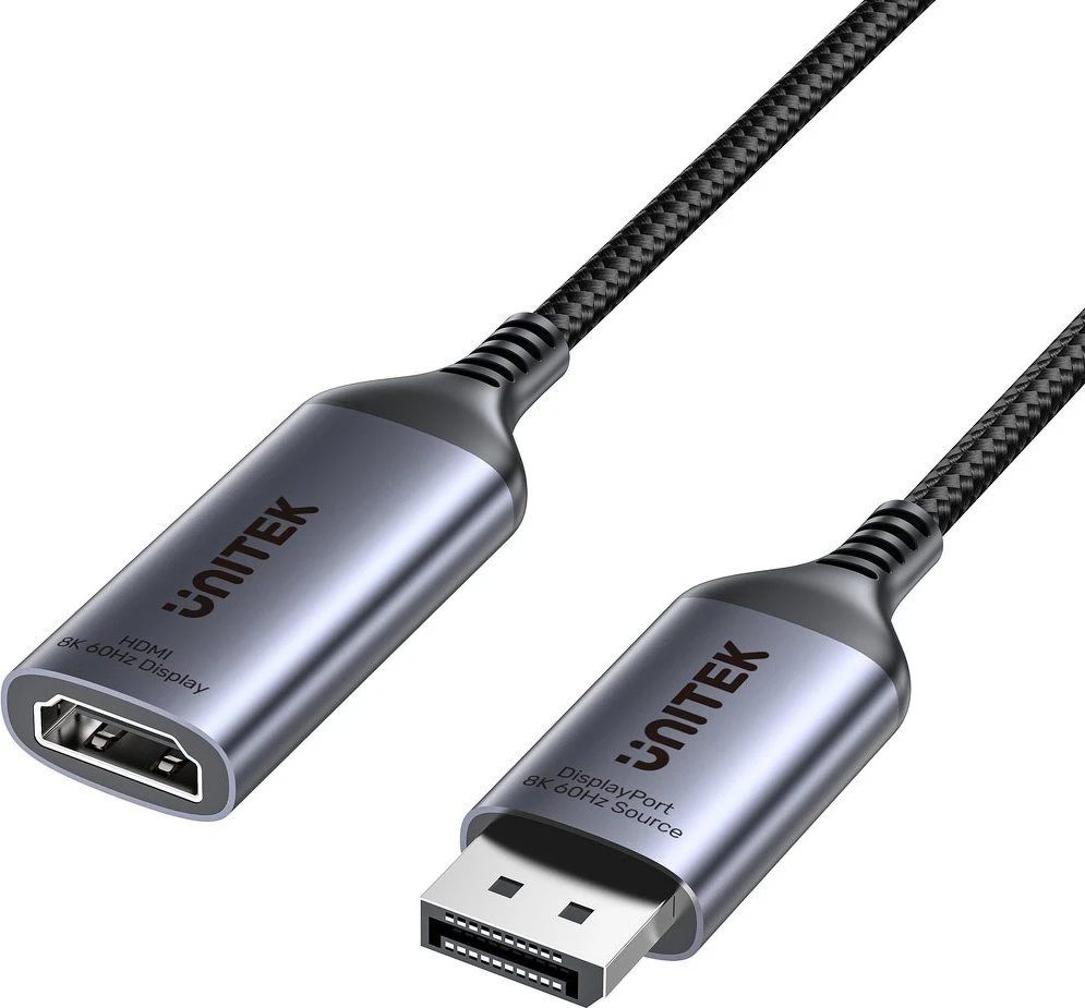 Adapteris AV Unitek DisplayPort – HDMI rodyklė (V1611A01)
