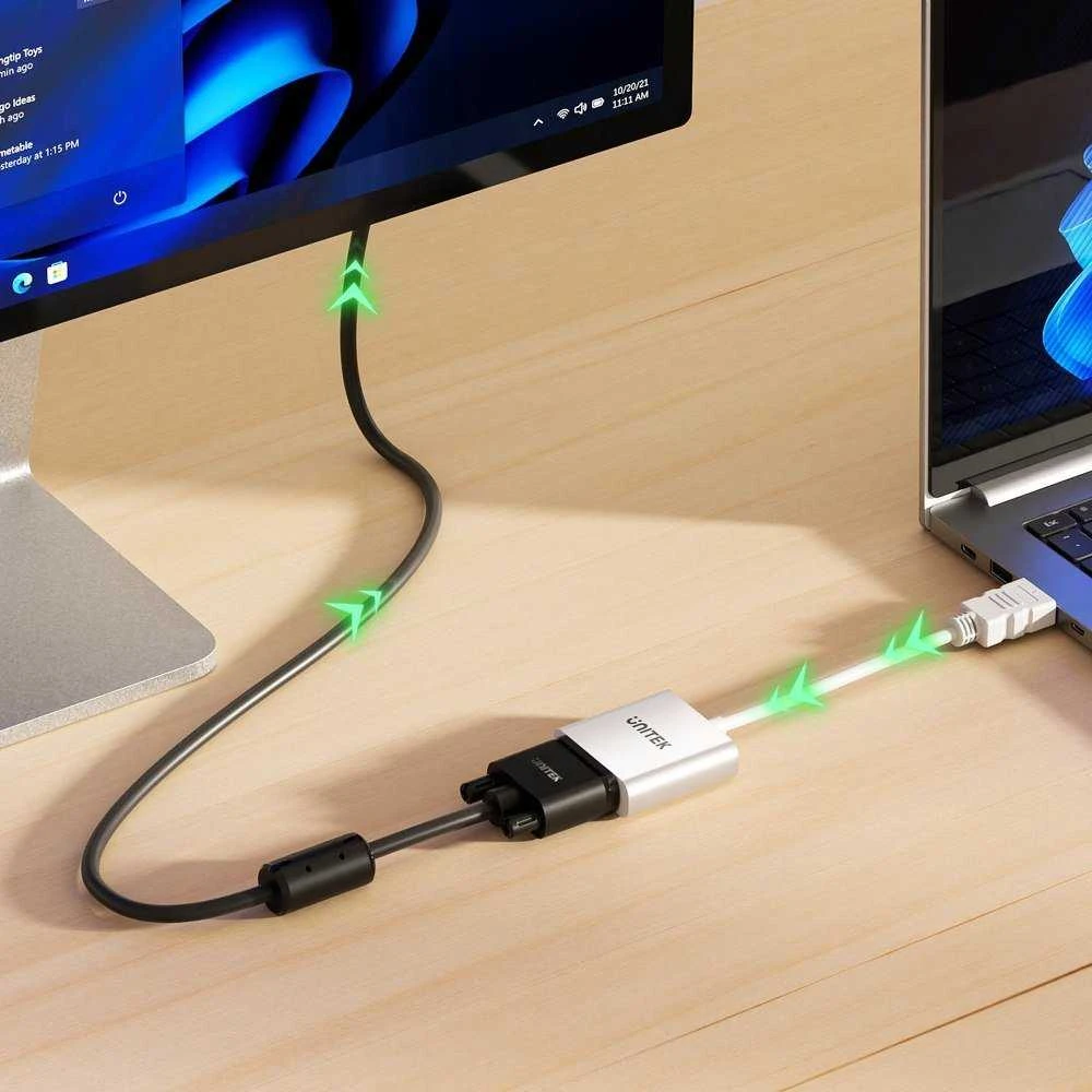HDMI Adapteris - UNITEK Full HD 60Hz Vyr./Mot. Baltas