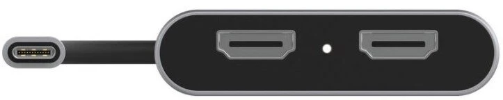 AV adapteriai „Unitek Unitek“ USB-C adapteris su 2 HDMI jungtimis | 4K@60Hz | MST | HDCP 2.2