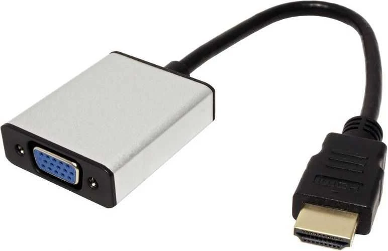 Adapteris AV Value HDMI - D-Sub (VGA) + Jack 3.5mm sidabrinė (12.99.3119)