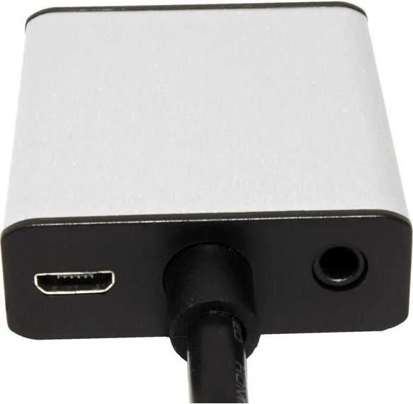 Adapteris AV Value HDMI - D-Sub (VGA) + Jack 3.5mm sidabrinė (12.99.3119)