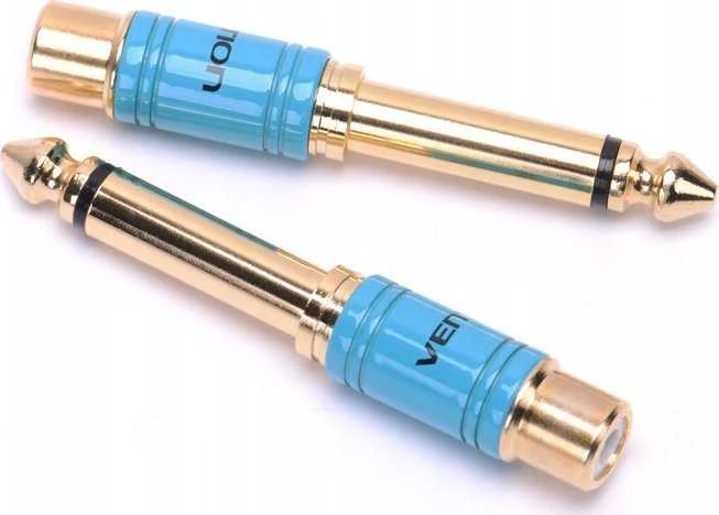 Vention audio adapteris 6.35mm - RCA - Mėlynas