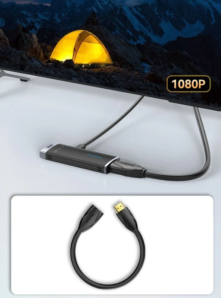 „Vention“ 5 GHz 1080p belaidis HDMI siųstuvas