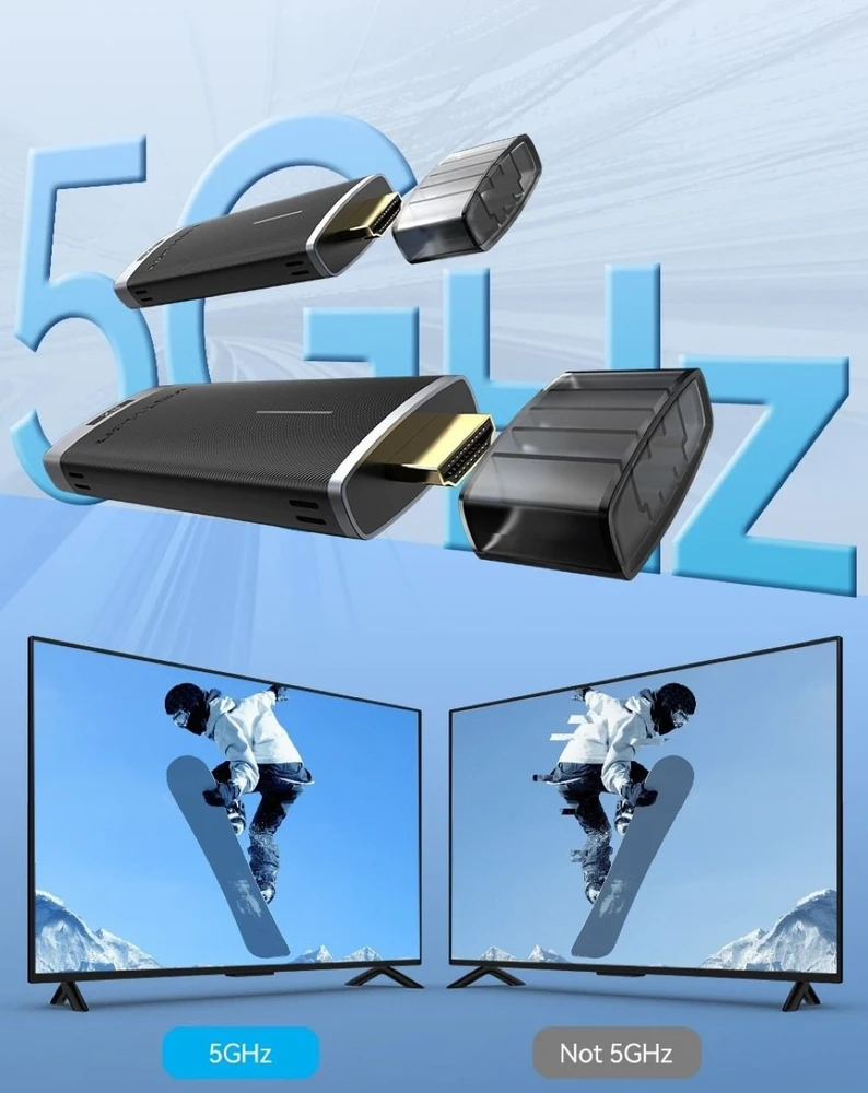 „Vention“ 5 GHz 1080p belaidis HDMI siųstuvas