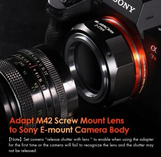 Kf Adapteris bagnetowy K&F Concept Pro - M42 / Sony E