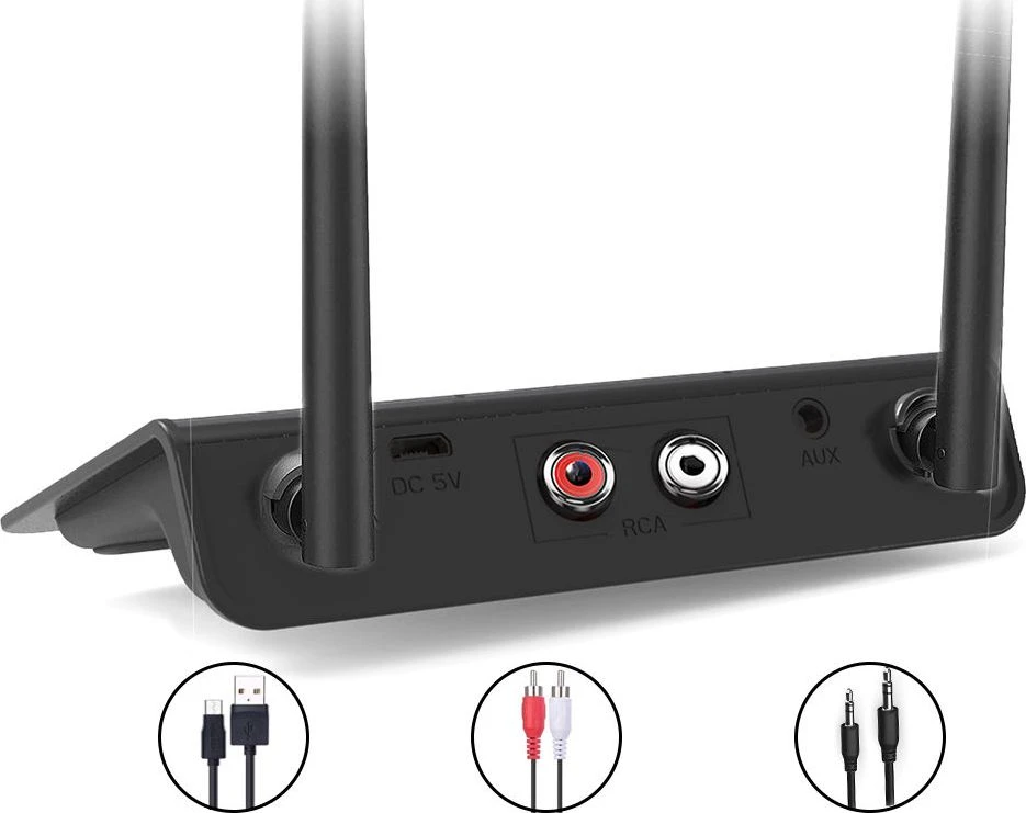 Mozos B2 bluetooth adapterio galinės jungtys