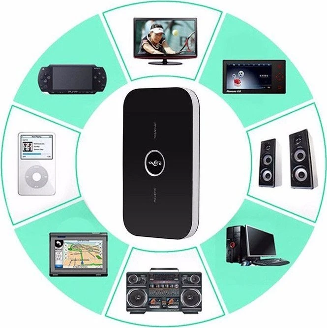 Transmiter „Bluetooth“ siųstuvo adapterio imtuvas + stačiakampis siųstuvas su užrašu e062