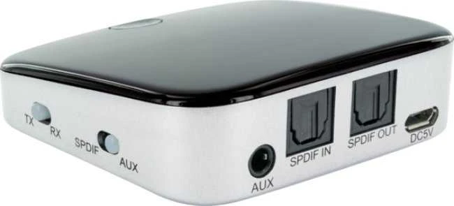 „Bluetooth“ adapteris Schwaiger „Bluetooth“ muzikos imtuvas ir siųstuvas, juodas