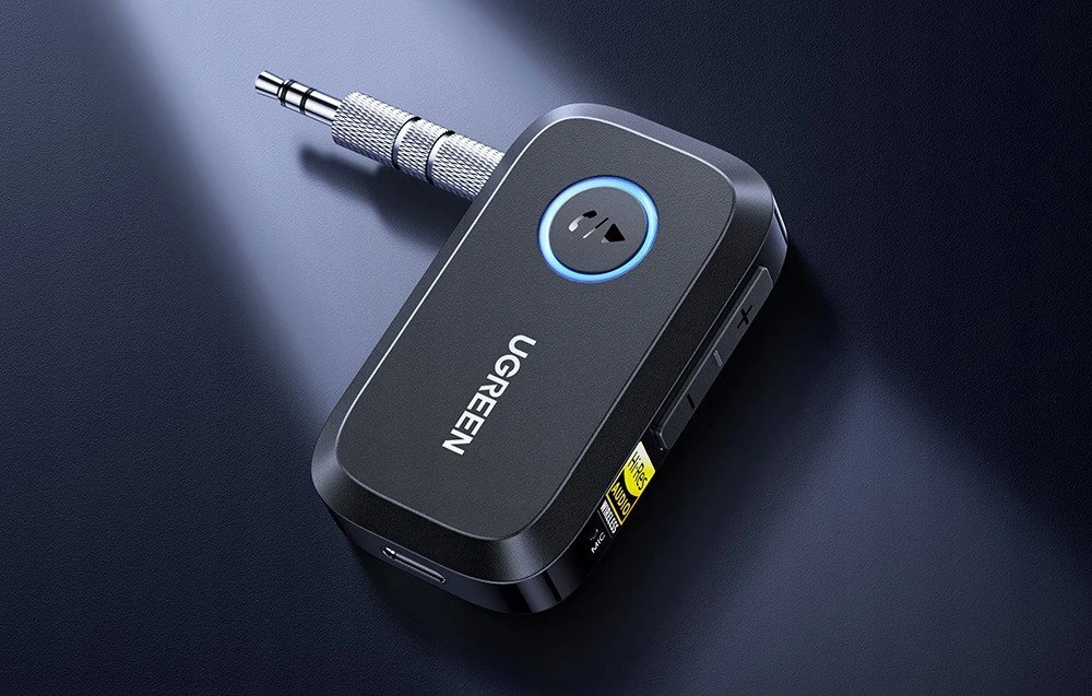 Adapteris / odbiornik Bluetooth 6.0 Ugreen BT509, USB-C, LDAC (juoda)