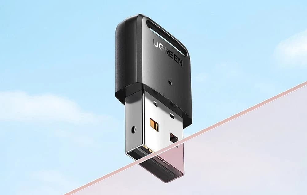 Bluetooth adapteris Ugreen CM591 Bluetooth 5.3 juodas