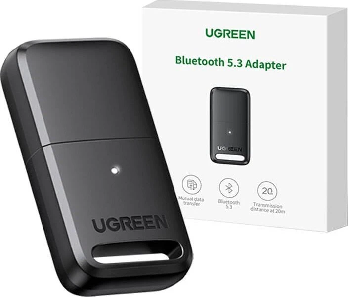 Bluetooth adapteris Ugreen CM591 Bluetooth 5.3 juodas