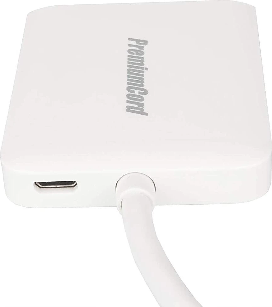 Adapteris HDMI kištukas ir Displayport lizdas microUSB maitinimo blokas 4K 60Hz Delock 24cm