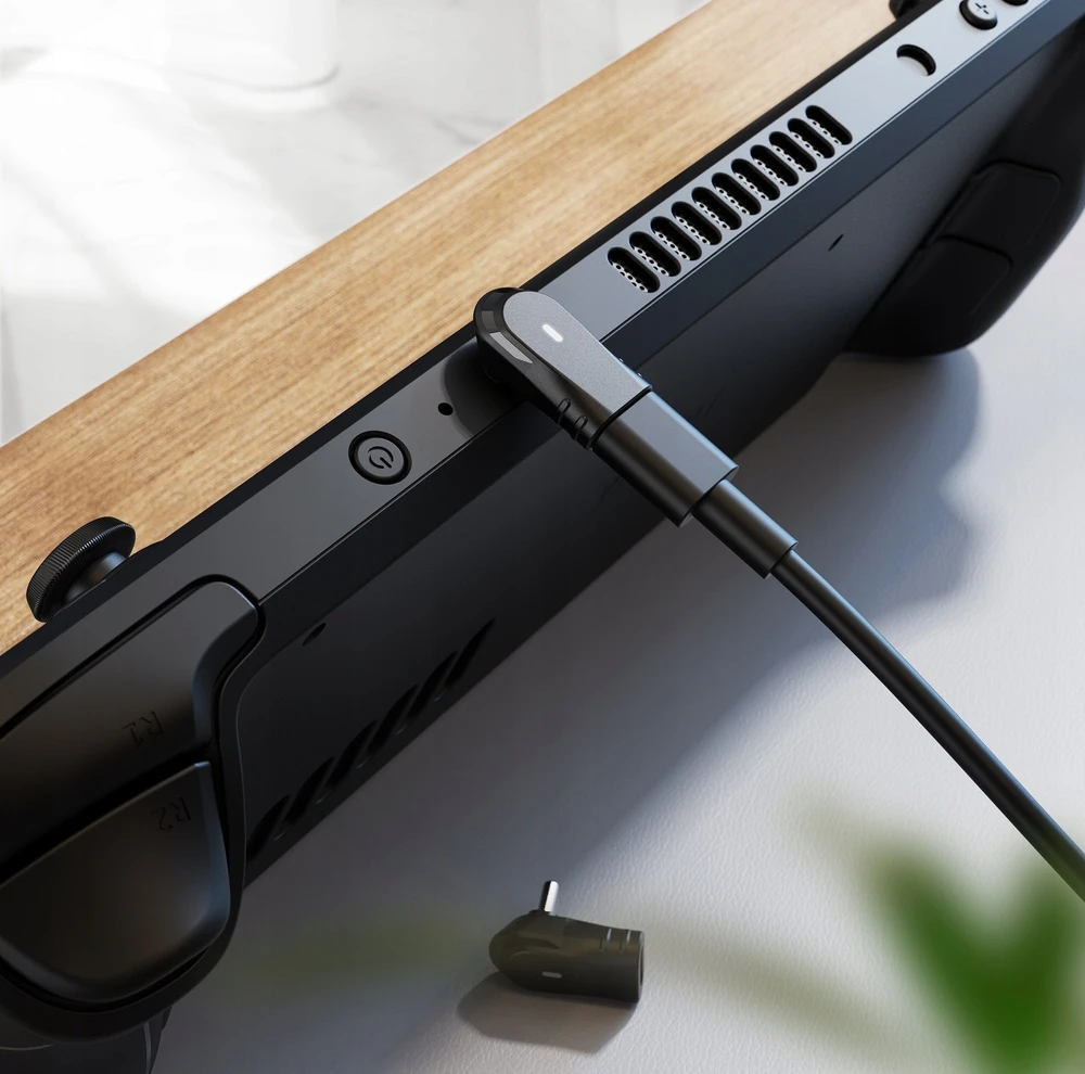 Syntech USB-C kampinis adapteris 100W SYNM051, skirtas Steam Deck / Nintendo Switch (SB11489)