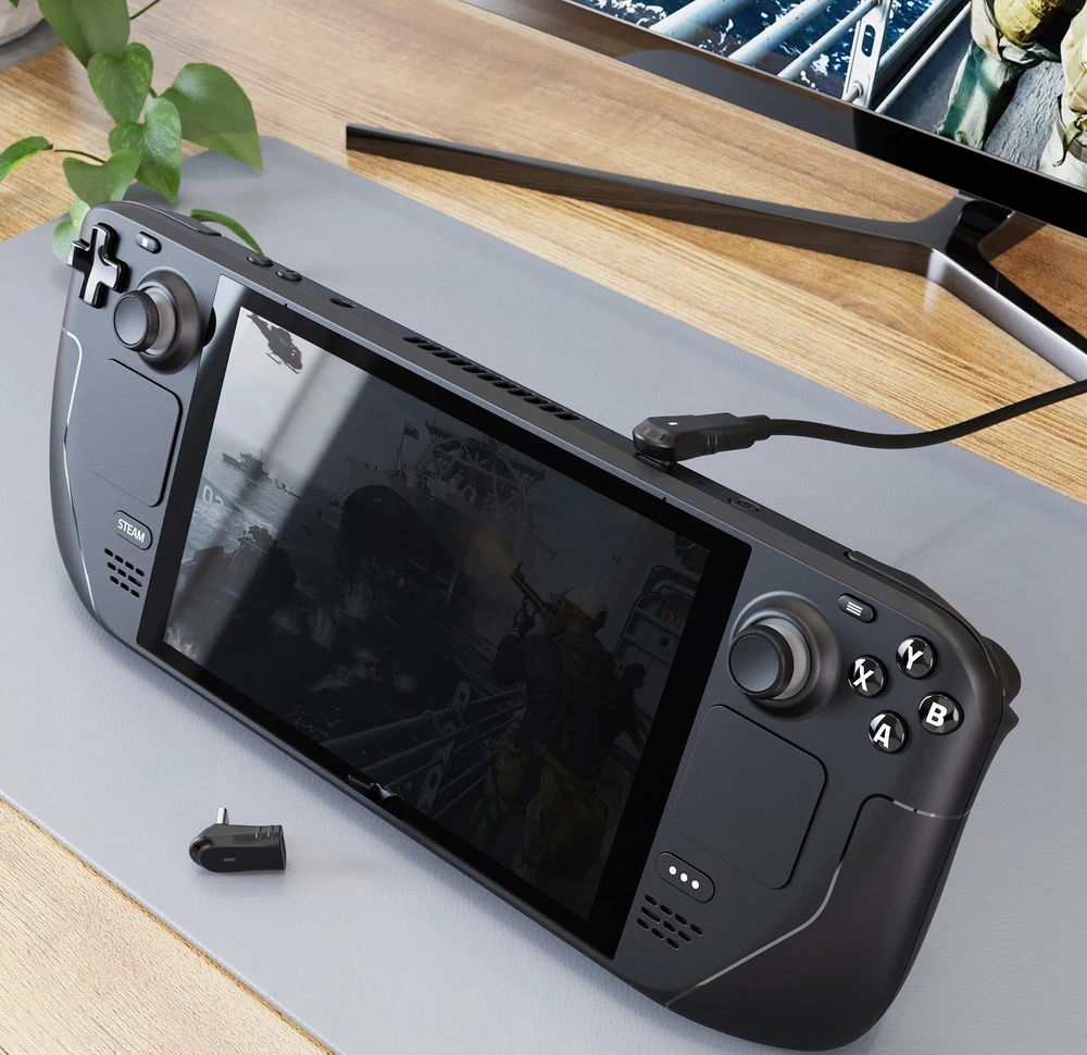 Syntech USB-C kampinis adapteris 100W SYNM051, skirtas Steam Deck / Nintendo Switch (SB11489)