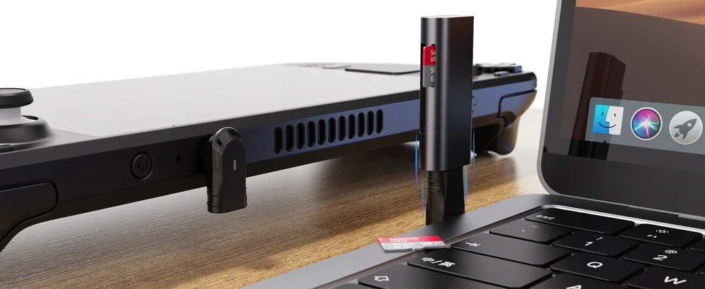 Adapteris Kampinis 2x USB-C 100W, skirtas Steam Deck / Switch / SYNM051 (SB11489)