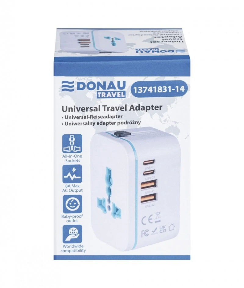 Donau Travel 205 adapteris pakuotėje