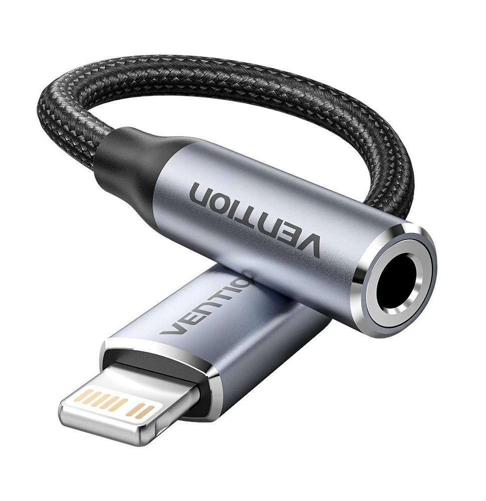 Vention Lightning male adapter 3.5mm jack 0.1m