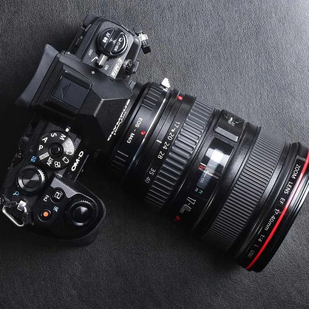 Adapteris Olimpus M4 / 3 Micro 4 / 3 – Canon Eos Ef Ef-Kf 06.090