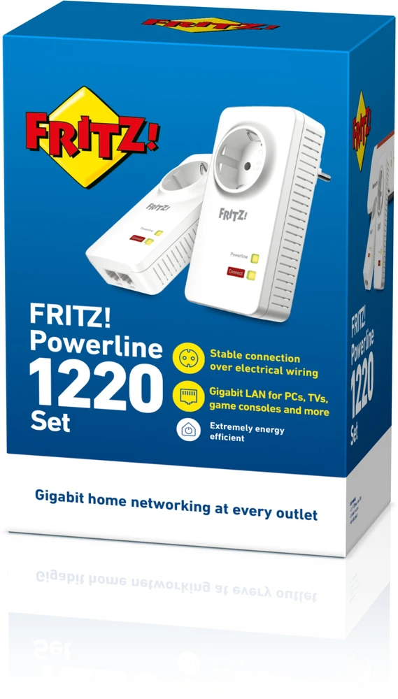 Adapteris powerline AVM Adapteris 1220E SET