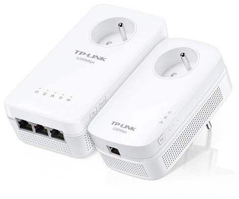 Šakotuvas TP-Link TL-WPA8631P KIT „PowerLine“ tinklo adapteris 300 Mbit/ai Ethernet LAN jungtis „Wi-Fi“ Balta 2 vnt