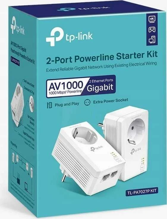 TINKLO ADAPTERIS TL-PA7027P-KIT TP-LINK