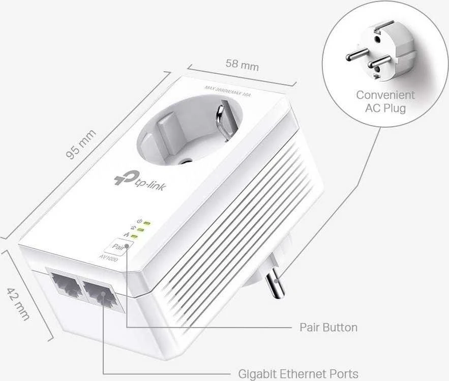 TINKLO ADAPTERIS TL-PA7027P-KIT TP-LINK