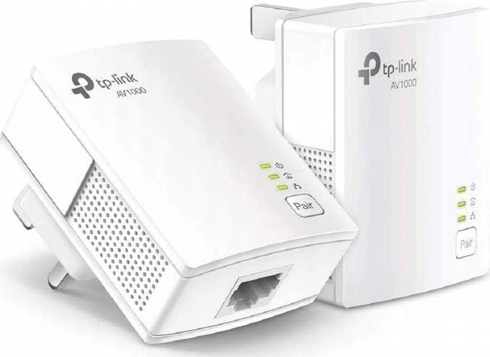 Maršrutizatorius TP-Link TL-PA717 KIT AV1000 powerline tinklo adapterių rinkinys, 1x Gigabit Ethernet