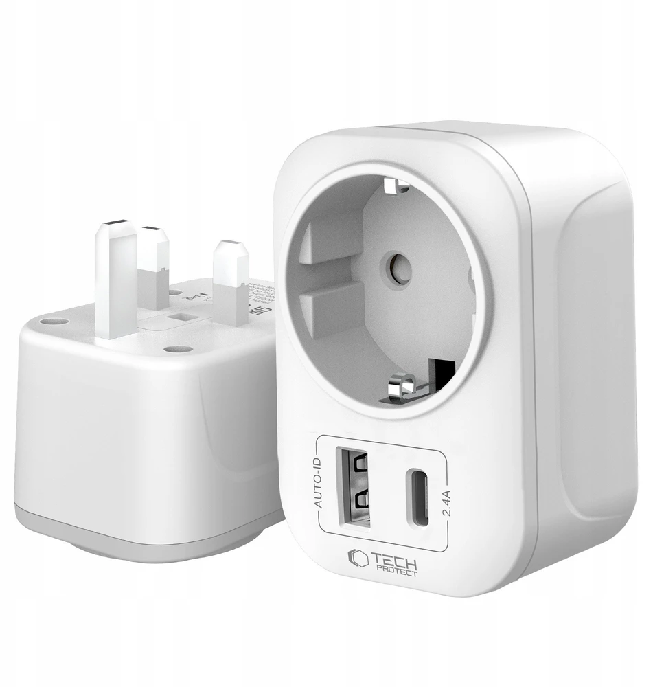 „Tech-Protect TA100“ JK adapteris – baltas