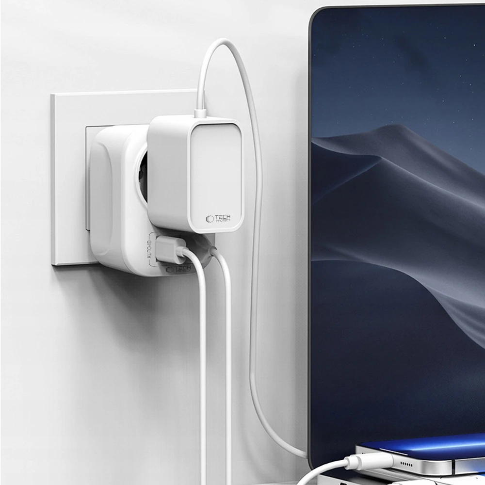 „Tech-Protect TA100“ JK adapteris – baltas