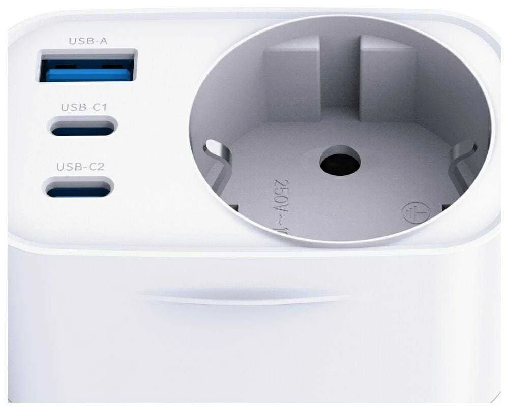 3Mk apsaugos priedai - 3mk komfortiškas įkroviklis GaN 30W QC PD PPS 2C1A1S Baltas
