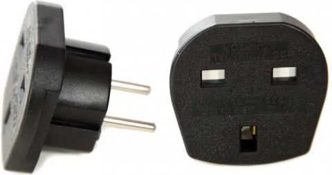 JK į Europos elektros adapteris, 2 vienetai