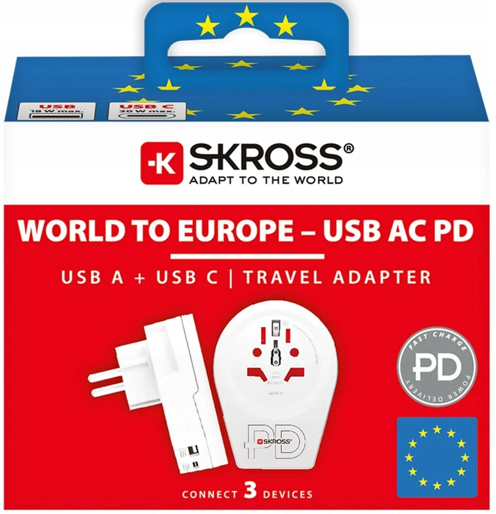 SKROSS World į ES USB AC20PD