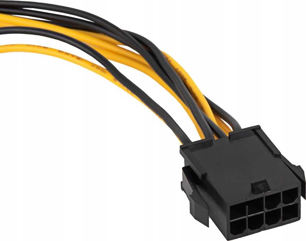 AKYGA Adapteris su kablem AK-CA-82 PCI-E 6+2 pin m / PCI-E 8 pin m 40cm