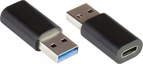 GoodConnections Adapteris USB Alcasa AD300 USB-A - USB-C Juodas (USB-AD300)