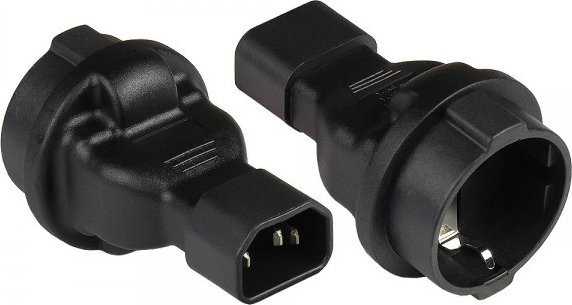 Alcasa PA-1402S adapter wtyczek zasilających C14 Typu F Juodas