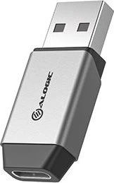 Adapteris USB Alogic ULACMN-SGR USB-A - USB-C Sidabrinė (ULACMN-SGR)
