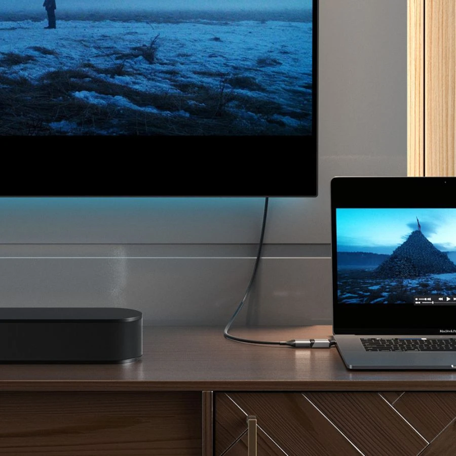 Adapteris USB Alogic Ultra MINI USB-C – HDMI Pilka (ULCHDMN-SGR)
