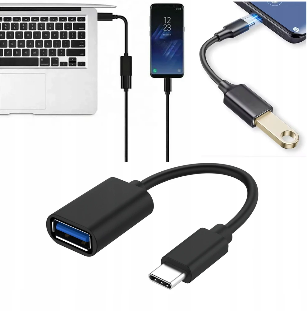 ATL USB-A į USB-C adapteris, 19 cm, 60 W