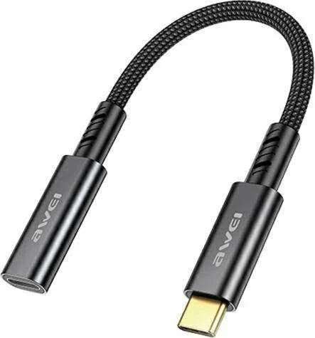 AWEI adapteris CL-216T USB-C/USB-C juodas