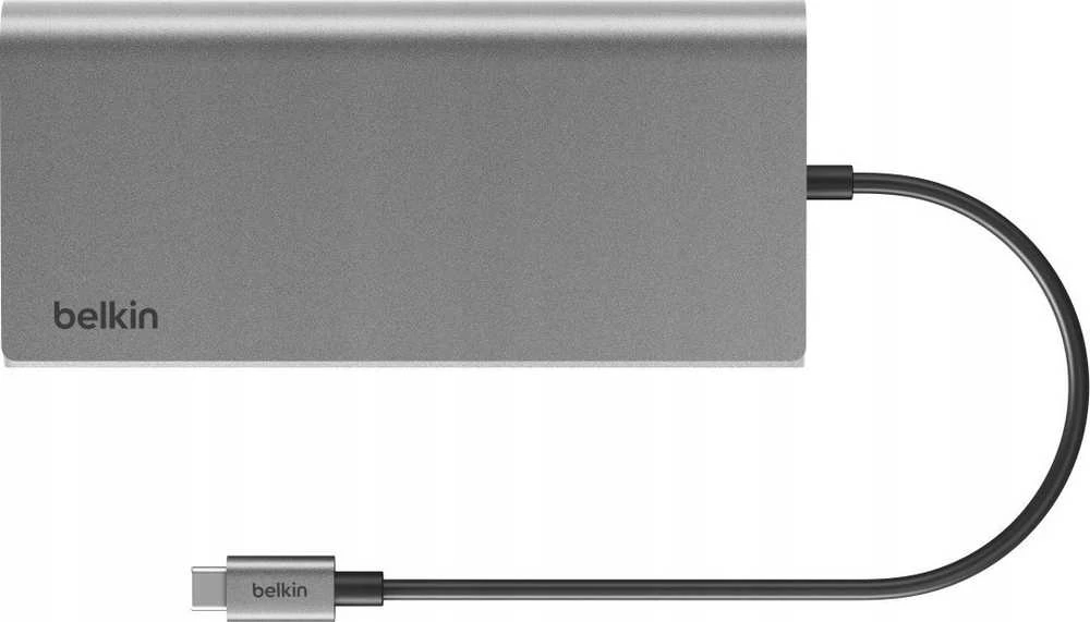 Belkin INC015BTSGY-CZ nešiojamojo kompiuterio dokas / prievadų replikatorius Laidinis USB 3.2 Gen 1 (3.1 Gen 1) Type-C Aliuminio