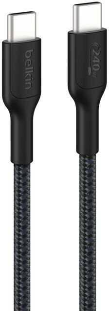 Kabelis USB Belkin USB-C - USB-C 3 m Juodas (CAB025HQ3MBK)