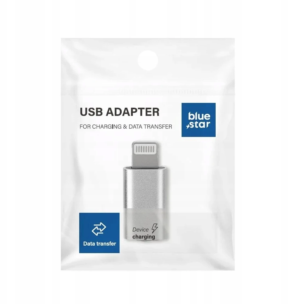 BlueStar Adapteris C tipo į „Lightning Blue Star“ - baltas